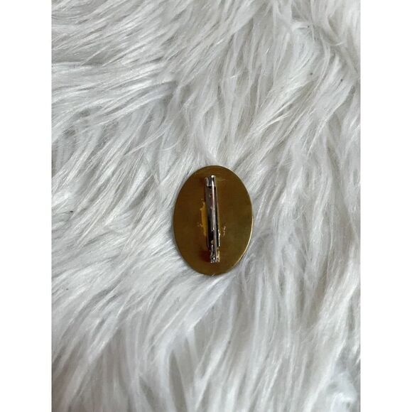 Vtg 1950’s Scene “Fruits And Legumes” Olde Store Front Stand Enamel Pin Brooch - Picture 4 of 6